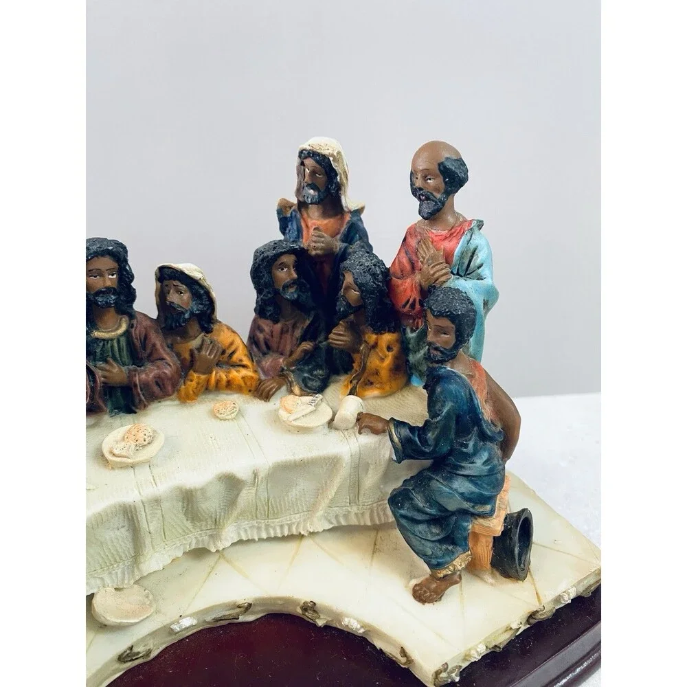 Vtg Mirella Precious Collection African American Sculpture of The Last Supper